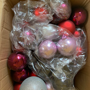 Christmas Baubles HUGE Joblot 16