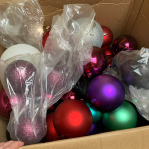 Christmas Baubles HUGE Joblot 17