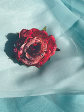 Load image into Gallery viewer, Hot Pink Bejewelled Rose Bejewelled Brooch

