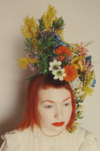 Load image into Gallery viewer, Vintage Flower Crown, wild Flower Mix
