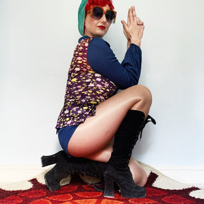 Vintage 60s/70s charlies Angels Playsuit
