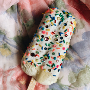 Hundreds and Thousands Ice Lolly Bejewelled Brooch