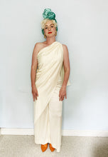 Load image into Gallery viewer, Vintage &quot;Fredericks of Hollywood&quot; Toga Grecian Jumpsuit
