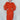 Vintage HOT red Frank Usher chiffon ruffle dress UK 10-12