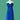 80s BLUE RUCHED John Charles Dress