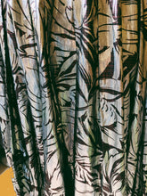Load image into Gallery viewer, SILVER AND BROWN LEAF LAME STRAP LONG DRESS
