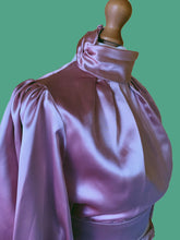 Load image into Gallery viewer, PINK SATIN HIGH NECK, BACKLESS TOP And PENCIL Skirt
