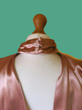 Load image into Gallery viewer, PINK SATIN HIGH NECK, BACKLESS TOP And PENCIL Skirt
