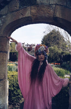 Load image into Gallery viewer, Floral Flower Bonnet / helmet / hat
