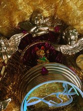 Load image into Gallery viewer, Giant Tinsel Gold Leaf Cherub Headpiece
