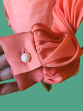 Load image into Gallery viewer, PINK CHIFFON HIGH NECK LONG SLEEVE Blouse
