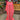 NEON Pink embossed Velvet Stretch Kaftan Dress