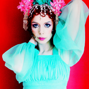 Oriental inspired bejewelled headdress
