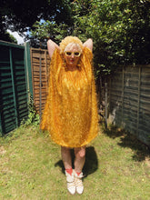 Load image into Gallery viewer, TINSEL Mini-Dress / Tee- Gold shimmer kaftan Dress
