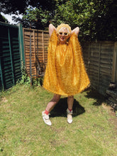 Load image into Gallery viewer, TINSEL Mini-Dress / Tee- Gold shimmer kaftan Dress
