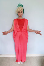 Load image into Gallery viewer, HOT Pink Nylon Overgown *personal colelction
