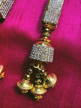 Load image into Gallery viewer, BLING diamanté bejewelled huge dangle dazzle earrings
