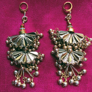 Gold Dangle and DropJingly Earrings
