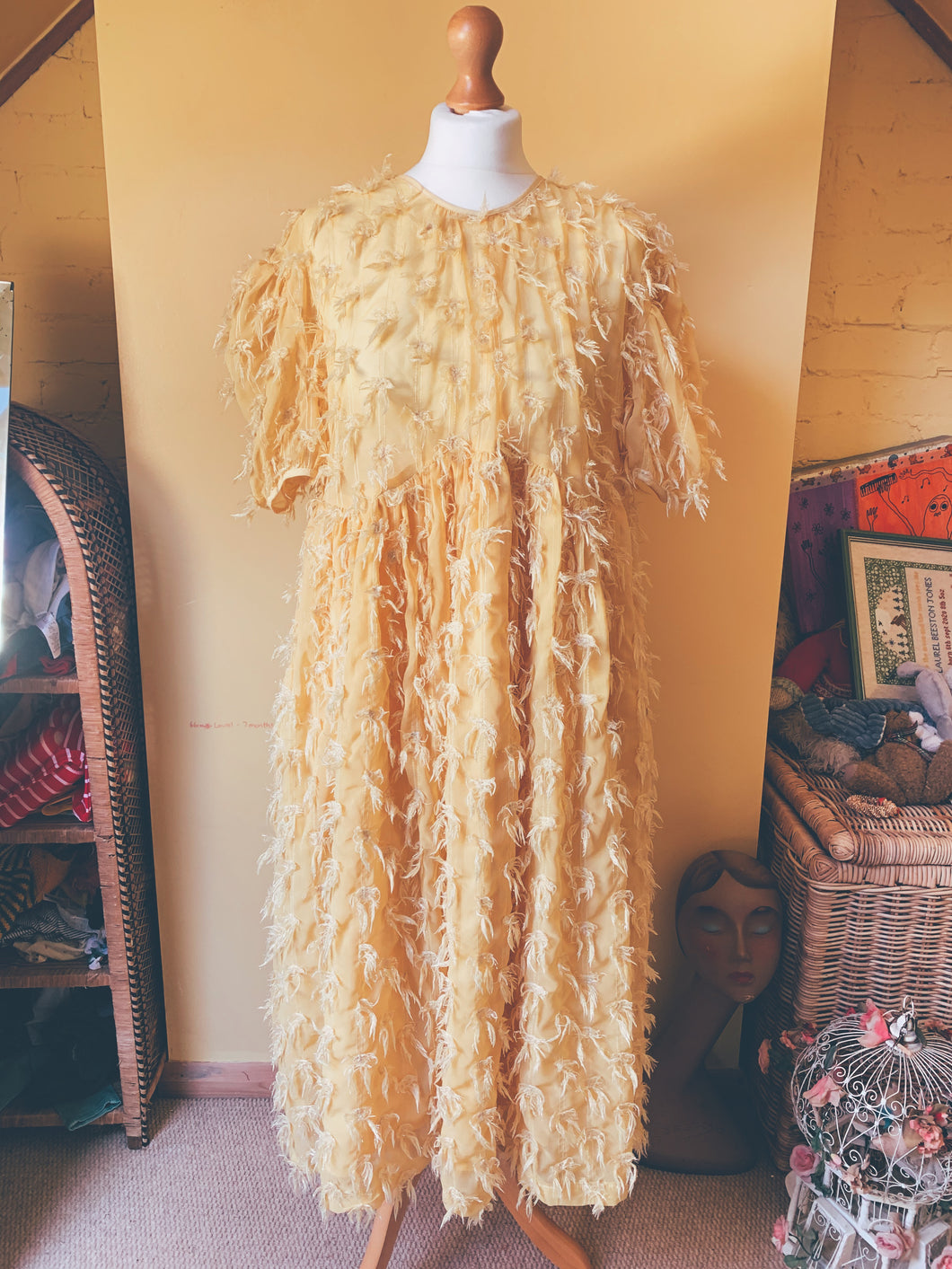 Dream Sister Jane Yellow Oversized Floaty Dress
