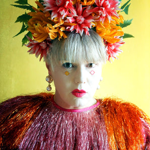 Tropical Burning man Festival Priscilla Headdress