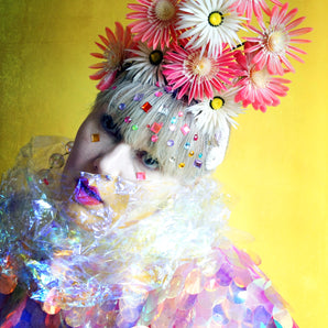 Pink Plastic Twiggy Headpieces