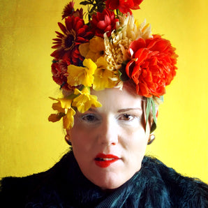 Tropical Flower headdress / Carmen Miranda