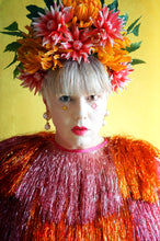 Load image into Gallery viewer, Tropical Burning man Festival Priscilla Headdress
