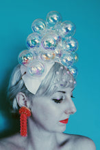 Load image into Gallery viewer, Bubbles iridescent headdress / crown / headpiece
