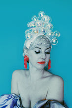 Load image into Gallery viewer, Bubbles iridescent headdress / crown / headpiece
