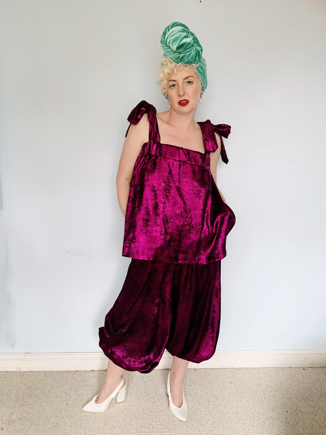 *RESERVED* Designer Studio 54 Hareem 2-piece Discontinued *PERSONAL COLLECTION*