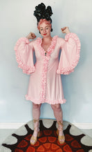 Load image into Gallery viewer, 60s Baby Pink Ruffle Dress RARE!
