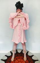 Load image into Gallery viewer, 60s Baby Pink Ruffle Dress RARE!
