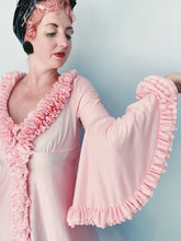 Load image into Gallery viewer, 60s Baby Pink Ruffle Dress RARE!
