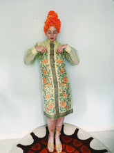 Load image into Gallery viewer, Hawaiian Alfred Shaheen Vintage Silk Tunic Dress
