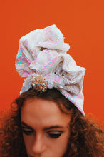 Load image into Gallery viewer, Style 1 Top Knot : Sequin Turban
