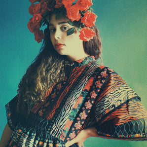 Red Roses Headdress