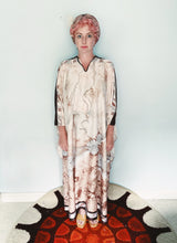 Load image into Gallery viewer, Free Size Vintage Marble Kaftan Dress
