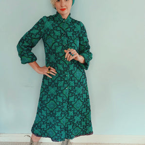 60s/70s quilted Jacket - UK 8