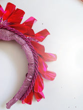 Load image into Gallery viewer, Metallic Origami Crown Hot Pink
