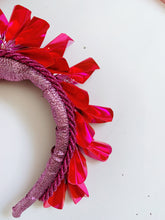 Load image into Gallery viewer, Metallic Origami Crown Hot Pink
