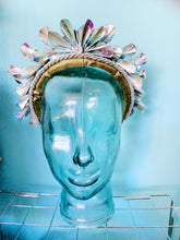 Load image into Gallery viewer, Metallic Origami Crown Silver holographic
