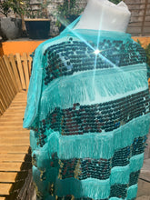 Load image into Gallery viewer, Sequin Fringing Tassel MAXI Dress - Ltd Edn .
