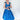 *RESERVED* PLEASE DO NOT BUY* Vintage Blue taffeta silm Prom Dress with big large Bows