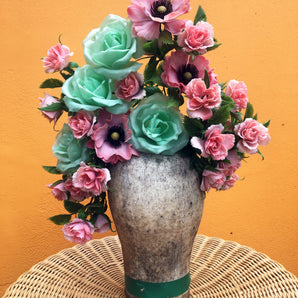 Pastel Roses flower headband