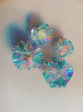 Load image into Gallery viewer, Iridescent orb Statement Earrings
