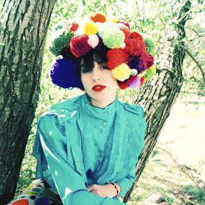Giant Pom pom Wig / Headpiece