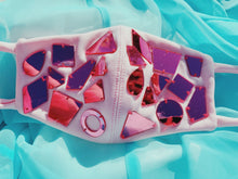 Load image into Gallery viewer, pink mirrored Fashion Neoprene Face mask
