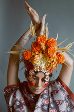 Load image into Gallery viewer, Tribal wild flower Crown Burning man Festival Headdress
