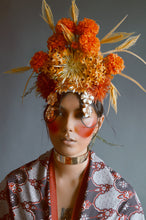 Load image into Gallery viewer, Tribal wild flower Crown Burning man Festival Headdress

