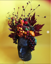 Load image into Gallery viewer, Multi coloured berries and leaves Autumnal Headdress
